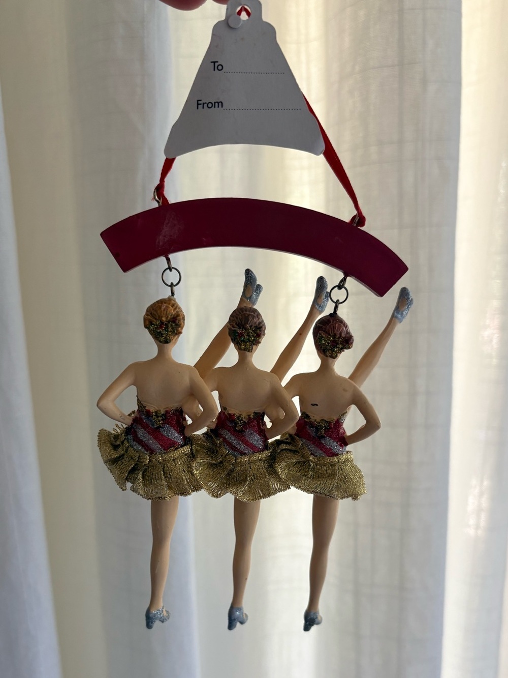 2007 3 Kicking Candy Cane Radio City Rockettes Christmas Ornament- 75th Ann. - Picture 4 of 16